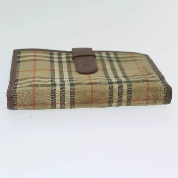 BURBERRY Nova Check Agenda Day Planner Cover Nylon Canvas Beige Auth - Picture 13 of 16